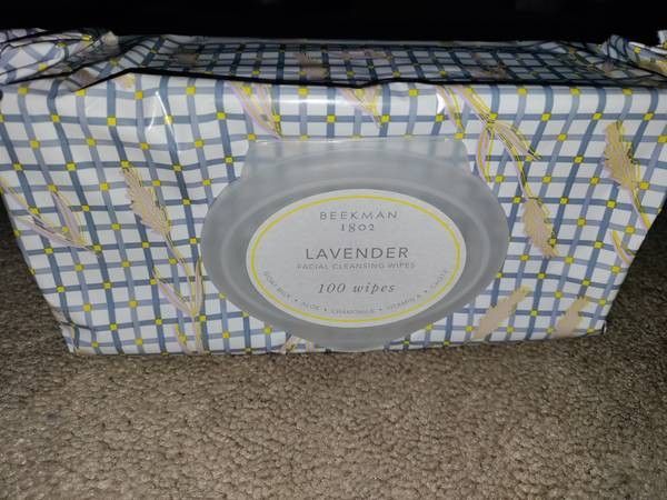 Beekman 100 CT. Wipes! Lavender Facial Cleaning Wipes! New!Â