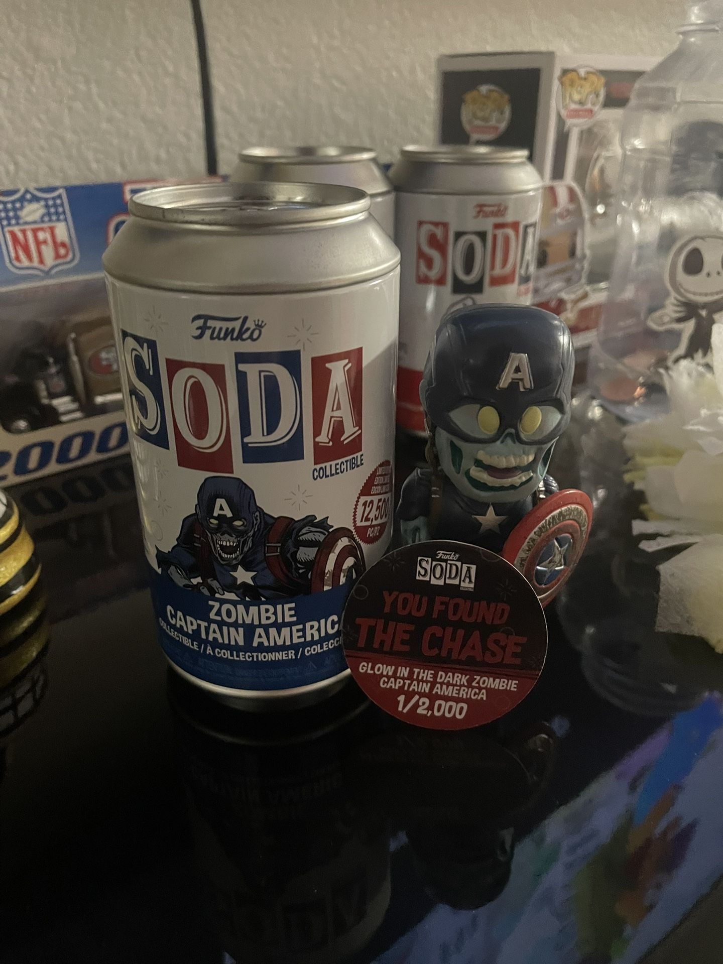 Zombie Captain America Funko Soda Chase