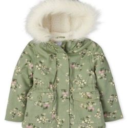 New! Girls Parka Size 4T 