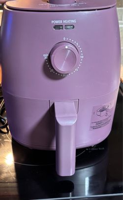 Mainstay 2.2 qt air fryer purple