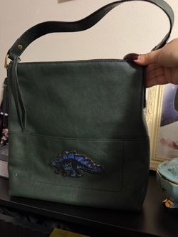 Green Fossil purse