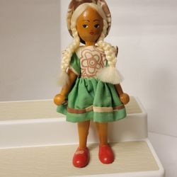 Wooden Peg Doll