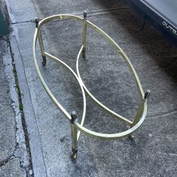 Brass Finish MCM Coffee Table