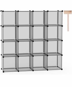 16 Cube Storage Organizer stand. Grey