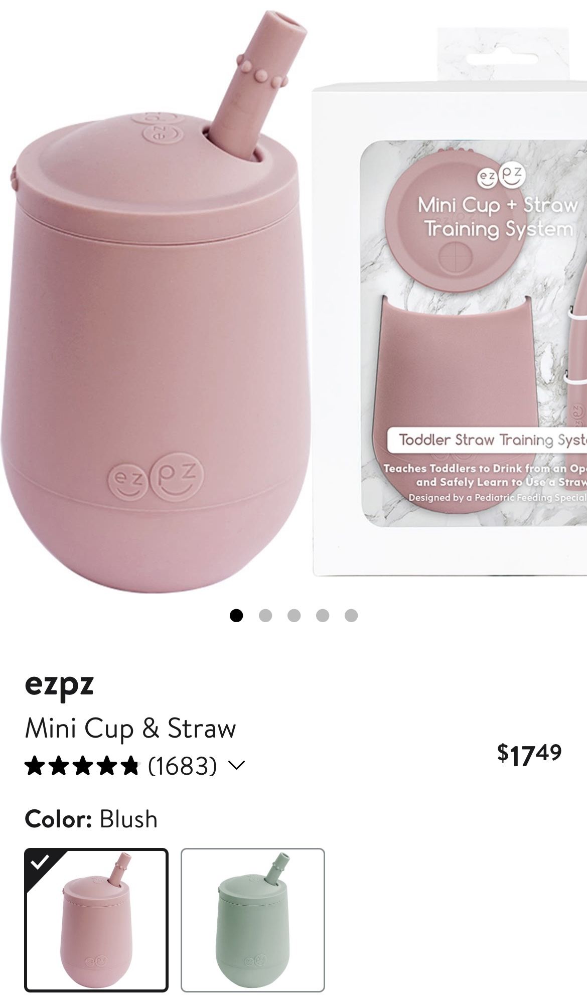Ezpz Mini Cup&Straw