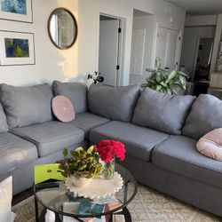 Large Gray Couch