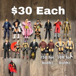 WWE AEW Wrestling Action Figures Ultimate Edition Elite Unrivaled Unmatched Action Figures