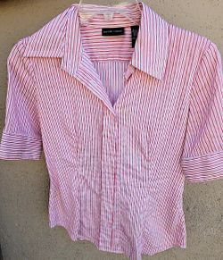 Women's Blouses: Short Sleeve,Button Down Collared 