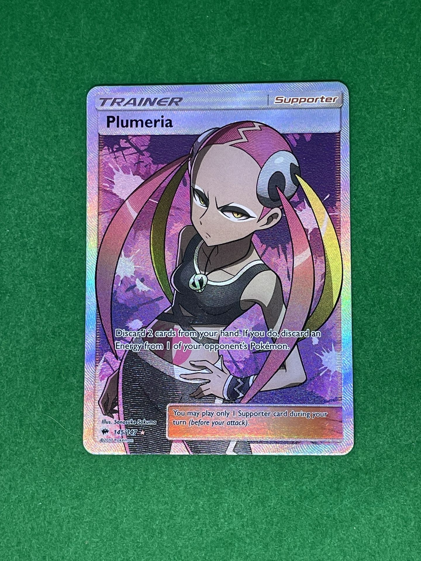Plumeria Full Art PSA 10 GEM MINT CONDITION - www.toquedesaborminas.com.br