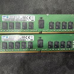 32GB (2x16GB) SAMSUNG DDR4 ECC Registered Server Memory