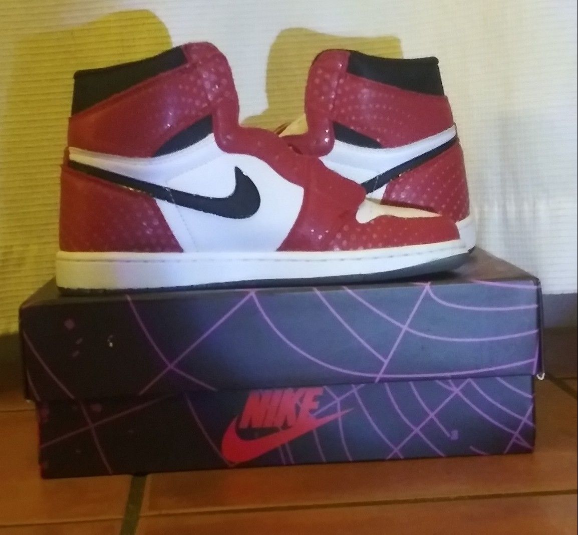 Jordan 1 Retro High Spiderman Origin Story (Special Box) Size 8.5