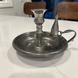 A.E. Williams Pewter Candle Holder