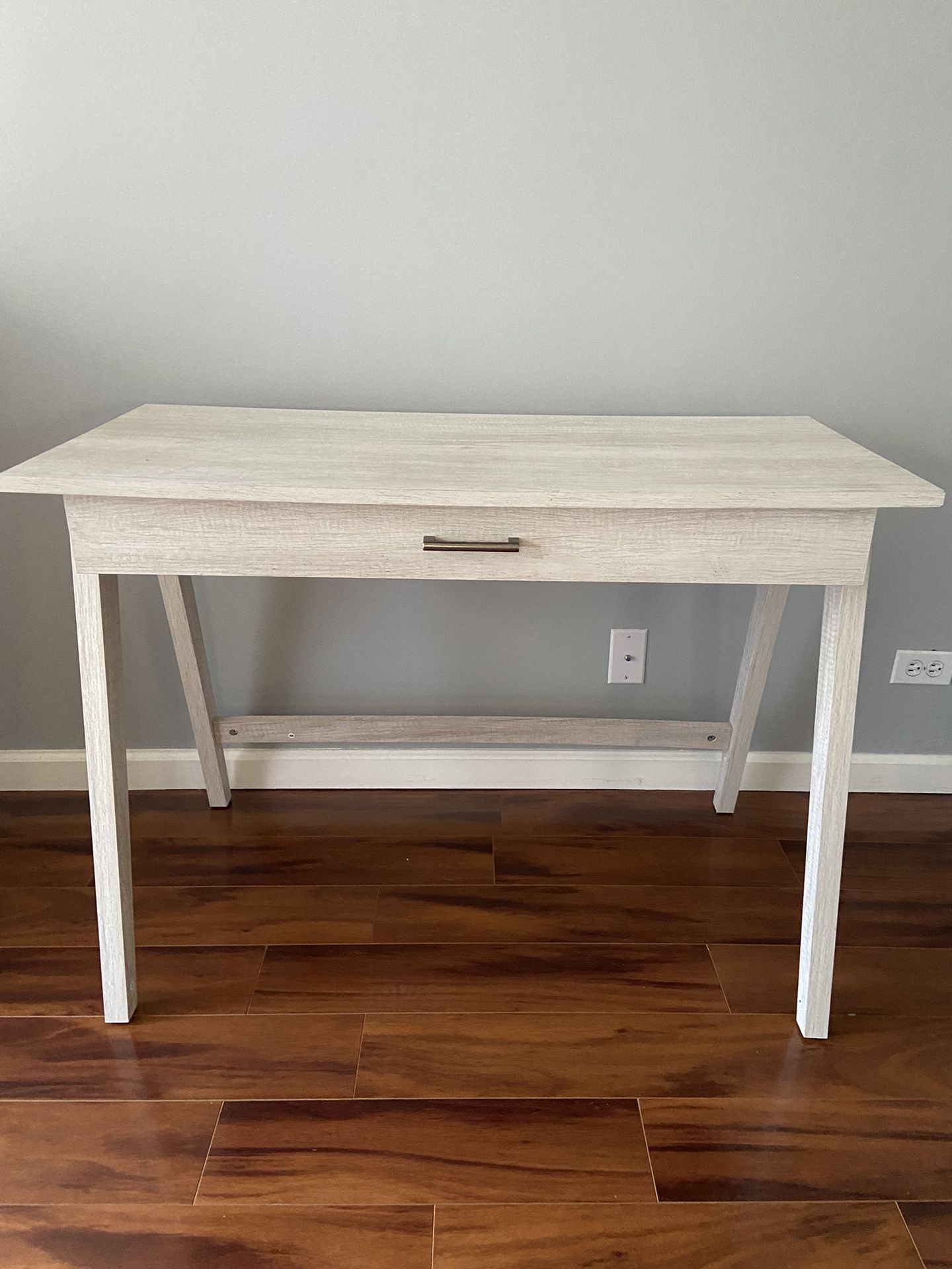 Weathered Gray/White Writing Desk