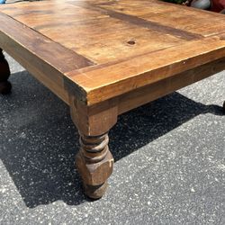 Solid Wood Coffee Table 