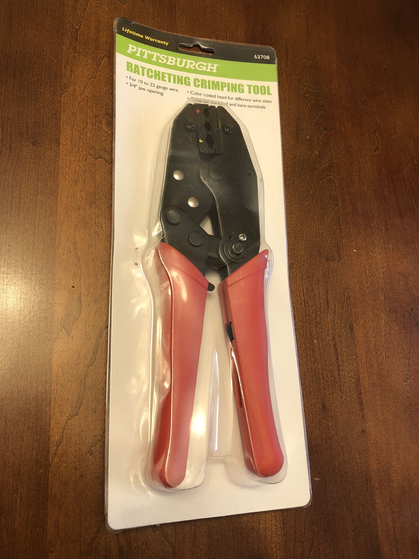 Pittsburgh Ratcheting Crimping Tool
