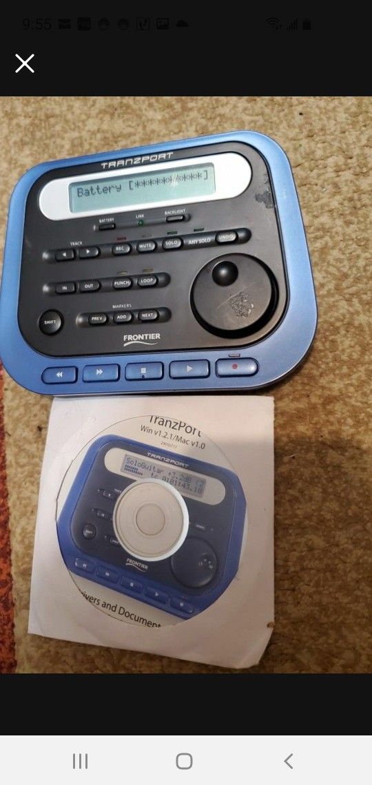  Frontier Tranzport wireless remote Daw controler