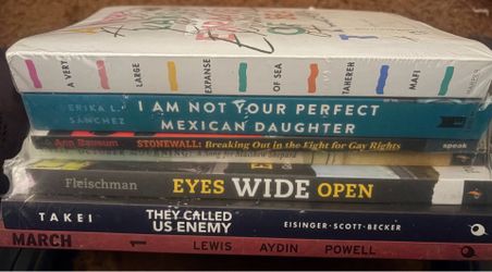 7 brand new paperback books