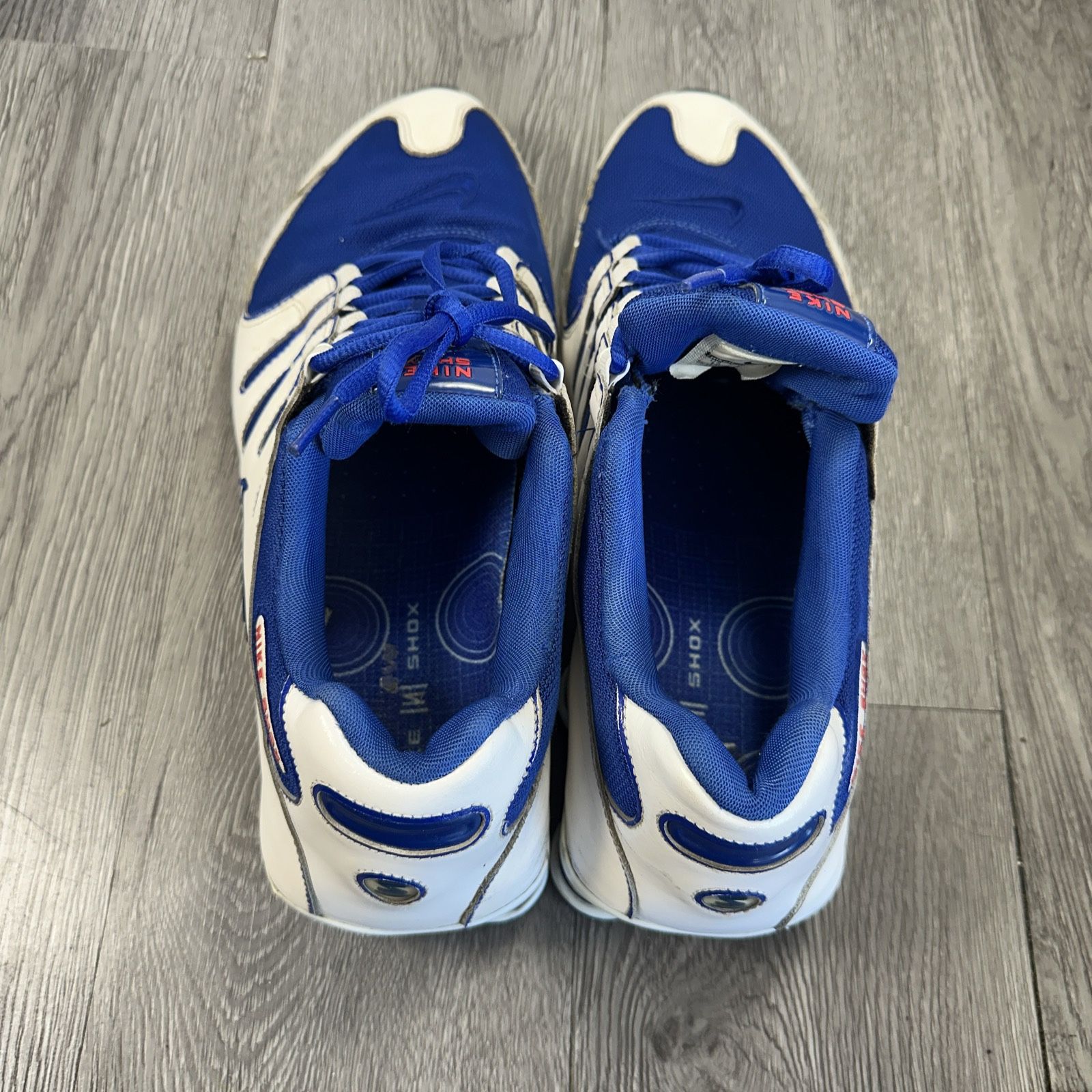 Nike Shox NZ Royal Blue White Mens Running Shoes 378341-404 Nike Shox NZ Royal Blue White Mens Running Shoes 378341-404