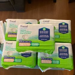 Prevail Nu-Fit Daily Briefs Extra Large 59”-64” 20 count