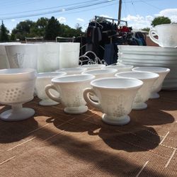 Milk ware dishes