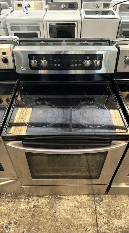 LG Electric Range Stainless Steel