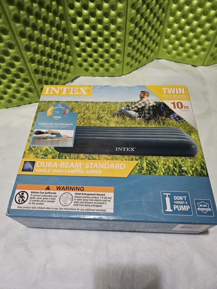 Intex 10 inch Standard Durabeam Airbed, Twin