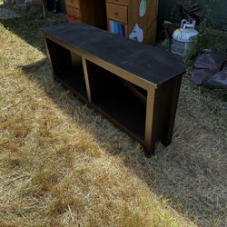 Tv Stand With Two Storage Sections 