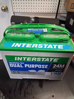 Interstate Marine/RV Dual Purpose Battery - HD24-DP (Group 24M)