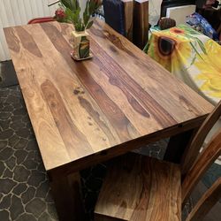 Beautiful Cherrywood Dining table & chair