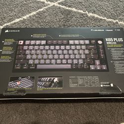 K65 Plus Wireless Corsair 75% Gaming Keyboard