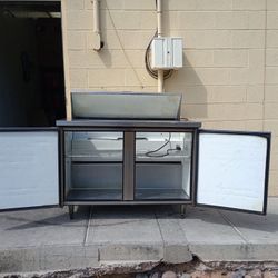 48" True ColdSide 2 Door Refrigerator Station 