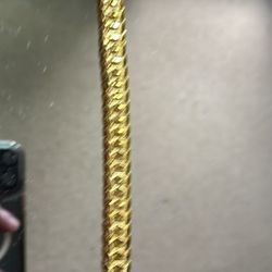 Bracelets 18k Gold Plated New Shiny For Men