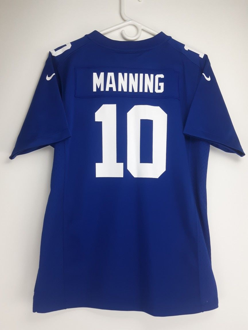 Eli Manning #10 NFL New York Giants On Field NIKE Jersey Youth Size XL 18/20