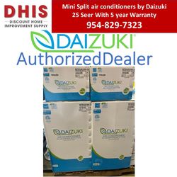 Daizuki 24,000 BTU 25 Seer 220v Mini Split Air Conditioners