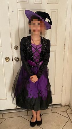 Girls Halloween Witch Costume