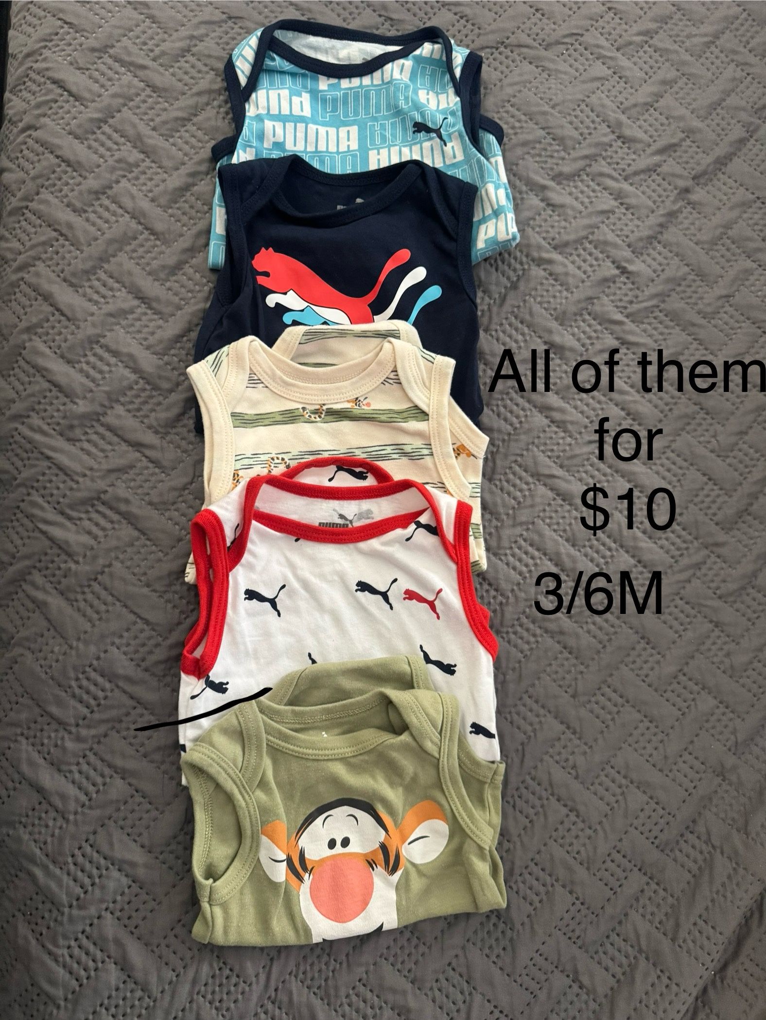 Baby Boy Short Sleeve Bodysuit