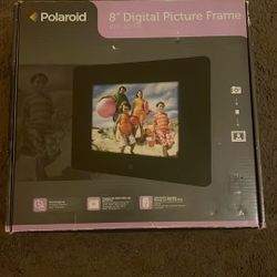 Polaroid 8” Digital Picture Frame Bnib 