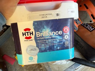 Chlorine tabs for pool, Brilliance, 5 unopened buckets