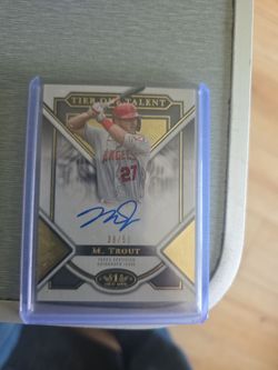 Mike trout autograph