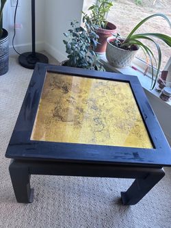 Accent table, end table- Asian inspired