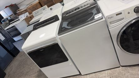 Whirlpool Topload washer and dryer GAS
