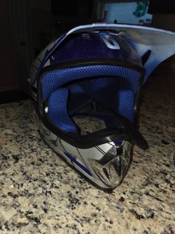Blue helmet