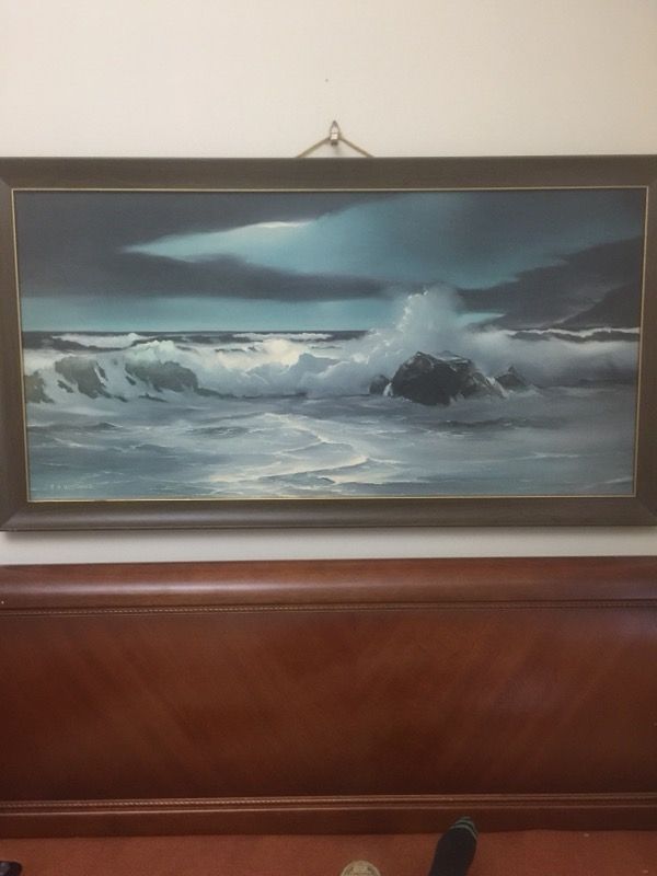 C.a.weidenaar 1940 painting 48"