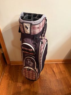 PING Lady’s Plaid Faith golf bag w/ 14 divide club spots
