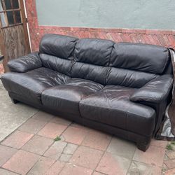 Leather Couch 