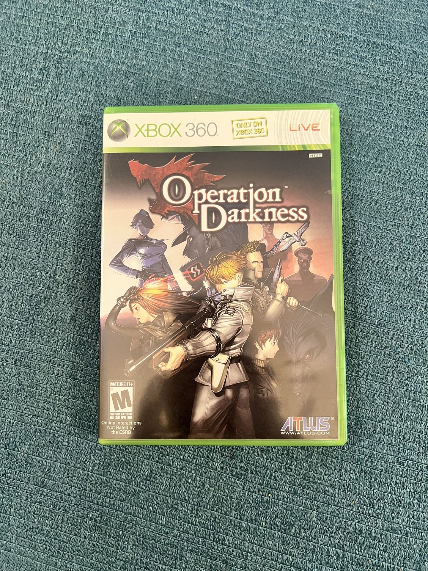 Operation Darkness (Microsoft Xbox 360, 2008) Rare Atlas game