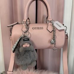 GUESS Pink Crossbody Barrel