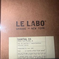 Santal 33 Le Labo