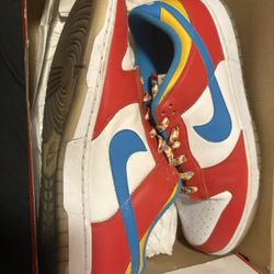 Fruity Pebble Dunks, Size 11.5