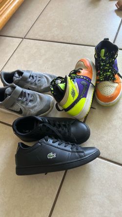 Air Jordan- Lacoste- Nike kids size 13